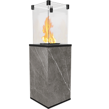 Газовый камин Kratki Patio/M/G31/37MBAR/Q/N/P/G Naturali Pietra Grey керамогранит ручное управление Kratki Patio/M/G31/37MBAR/Q/N/P/G Naturali Pietra Grey керамогранит ручное управление