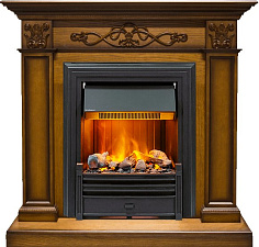 Каминокомплект Dimplex Verona очаг Brookline Black античный дуб Dimplex Verona очаг Brookline Black античный дуб