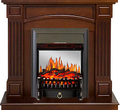 Каминокомплект Royal Flame Boston с очагом Fobos FX M Black темный дуб Royal Flame Boston с очагом Fobos FX M Black темный дуб