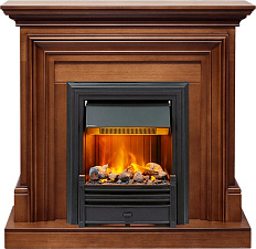 Каминокомплект Dimplex Bradford очаг Brookline Black орех Dimplex Bradford очаг Brookline Black орех